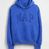 Vintagesoft-Kapuzenpullover für Erwachsene mit Nap-Logo