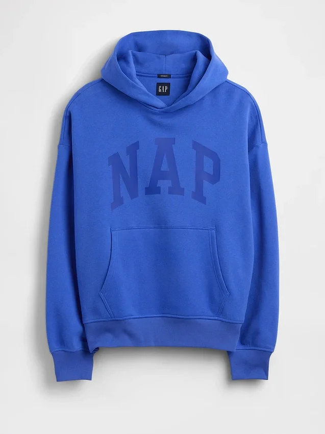 Vintagesoft-Kapuzenpullover für Erwachsene mit Nap-Logo