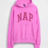Vintagesoft-Kapuzenpullover für Erwachsene mit Nap-Logo