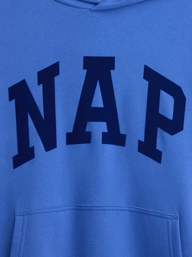 Vintagesoft-Kapuzenpullover für Erwachsene mit Nap-Logo