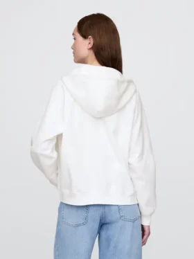 Vintagesoft-Kapuzenpullover mit Reißverschluss
