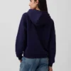 Vintagesoft-Kapuzenpullover mit Reißverschluss