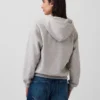 Vintagesoft-Kapuzenpullover mit Reißverschluss