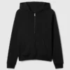 Vintagesoft-Kapuzenpullover mit Reißverschluss