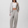 Vintagesoft-Kapuzenpullover mit Reißverschluss