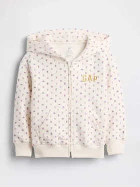 Vintagesoft-Kapuzenpullover mit Reißverschluss für Baby & Kleinkind