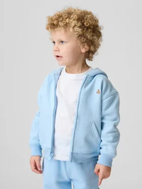 Vintagesoft-Kapuzenpullover mit Reißverschluss für Baby & Kleinkind