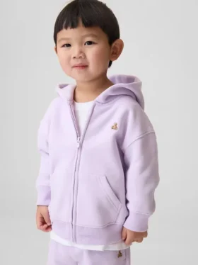 Vintagesoft-Kapuzenpullover mit Reißverschluss für Baby & Kleinkind