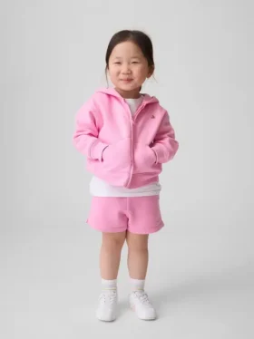 Vintagesoft-Kapuzenpullover mit Reißverschluss für Baby & Kleinkind