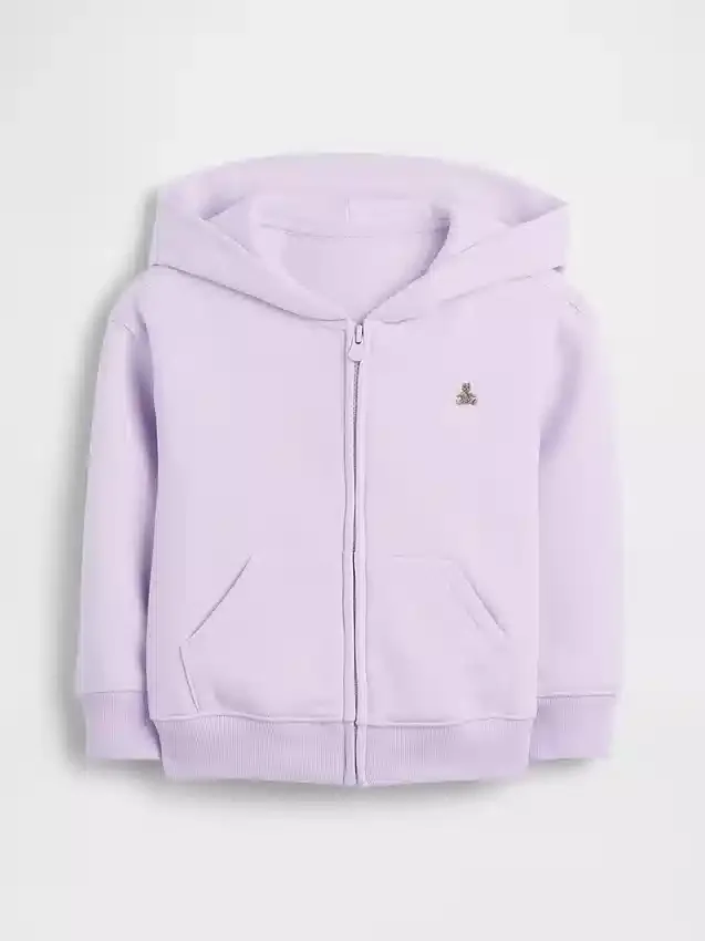 Vintagesoft-Kapuzenpullover mit Reißverschluss für Baby & Kleinkind