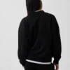 Vintagesoft Oversize-Sweatshirt im Tunika-Stil mit Stehkragen