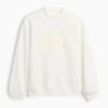 Vintagesoft Oversize-Sweatshirt mit Stehkragen und Logo für Kinder
