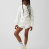 Vintagesoft Oversize-Sweatshirt mit Stehkragen und Logo für Kinder
