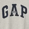 Vintagesoft Oversize-Sweatshirt mit Stehkragen und Logo für Kinder