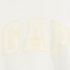 Vintagesoft Oversize-Sweatshirt mit Stehkragen und Logo für Kinder