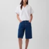 Vintagesoft Oversize-Sweatshirt mit V-Ausschnitt aus Frottee