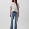 Vintagesoft Oversize-Sweatshirt mit V-Ausschnitt aus Frottee