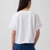 Vintagesoft Oversize-Sweatshirt mit V-Ausschnitt aus Frottee