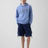 Vintagesoft Oversized-Hoodie mit Americana-Logo