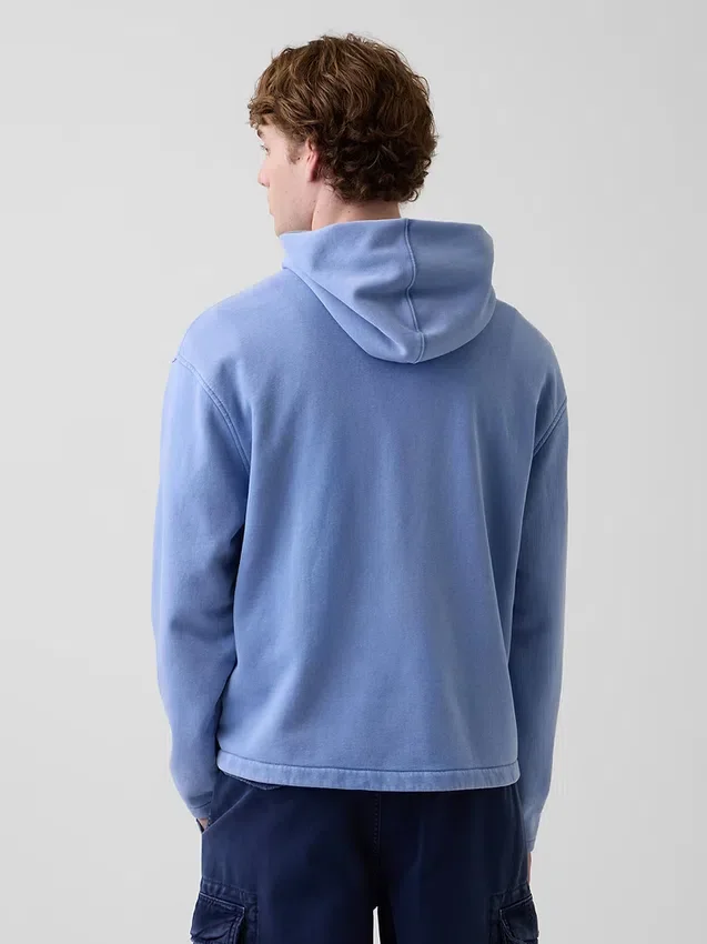 Vintagesoft Oversized-Hoodie mit Americana-Logo