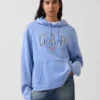 Vintagesoft Oversized-Hoodie mit Americana-Logo