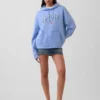 Vintagesoft Oversized-Hoodie mit Americana-Logo