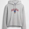 Vintagesoft Oversized-Hoodie mit Americana-Logo