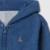 Vintagesoft Relaxed Kapuzenpullover mit Reißverschluss für Baby & Kleinkind