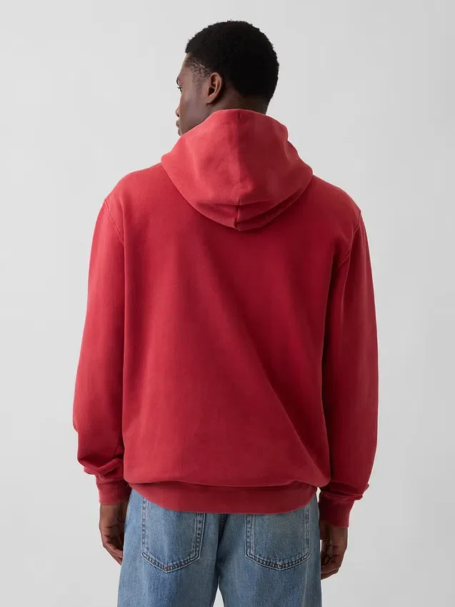 Vintagesoft Relaxed Logo-Hoodie für Erwachsene