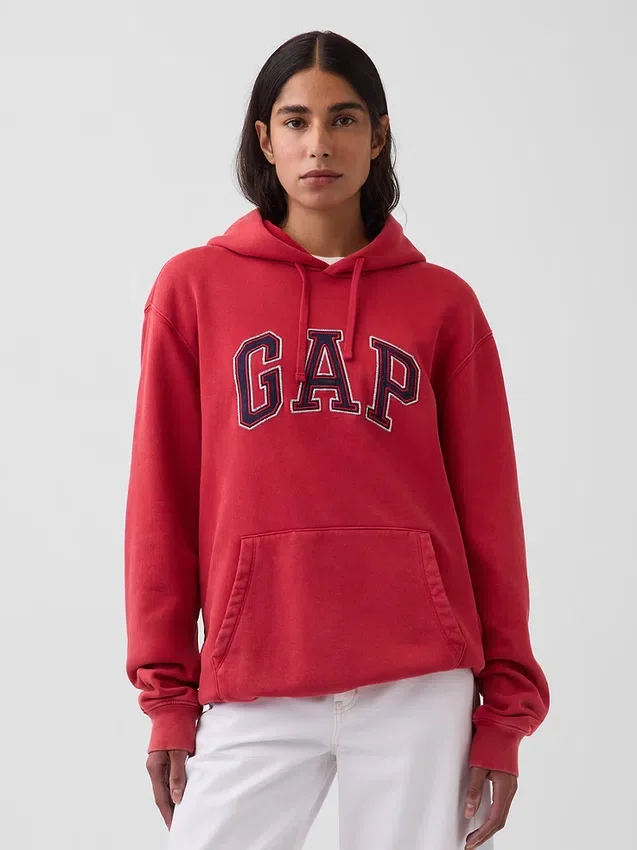 Vintagesoft Relaxed Logo-Hoodie für Erwachsene