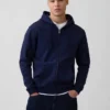 Vintagesoft Relaxed Zip Hoodie für Erwachsene