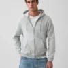Vintagesoft Relaxed Zip Hoodie für Erwachsene