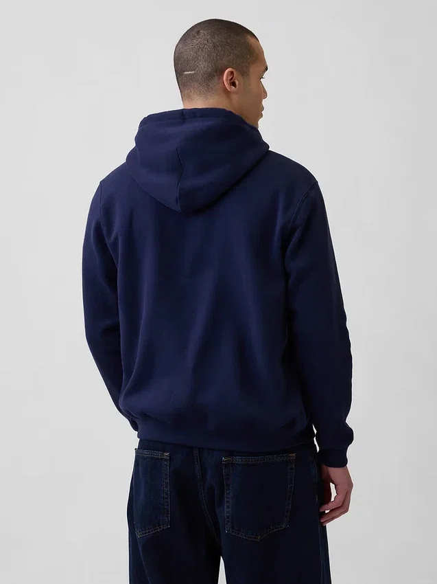 Vintagesoft Relaxed Zip Hoodie für Erwachsene