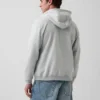 Vintagesoft Relaxed Zip Hoodie für Erwachsene