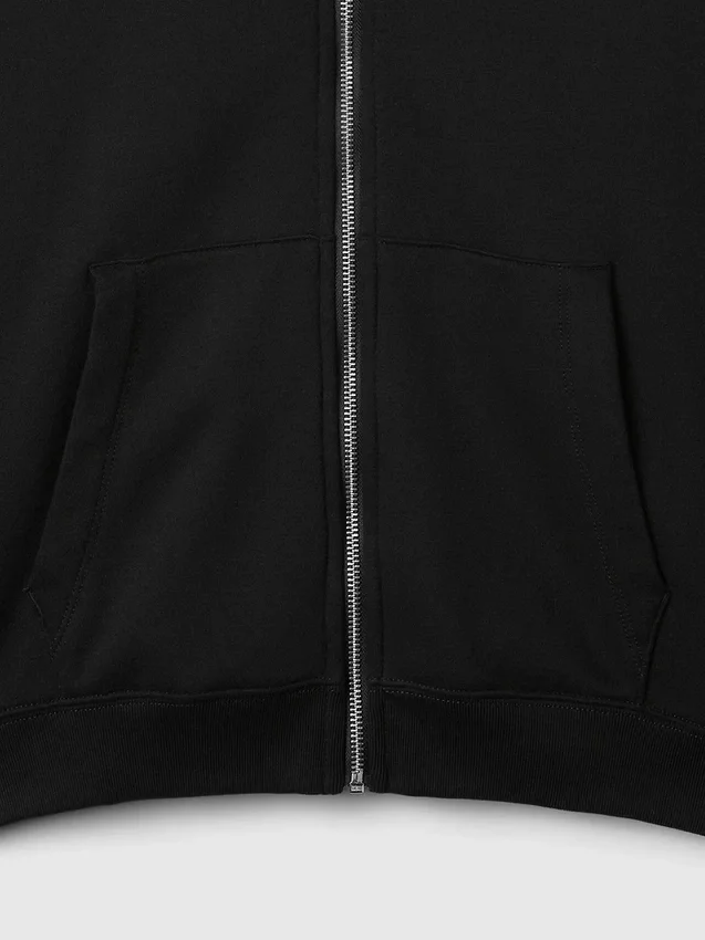 Vintagesoft Relaxed Zip Hoodie für Erwachsene