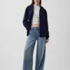 Vintagesoft Relaxed Zip Hoodie für Erwachsene