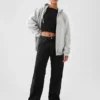 Vintagesoft Relaxed Zip Hoodie für Erwachsene