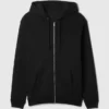 Vintagesoft Relaxed Zip Hoodie für Erwachsene