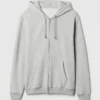 Vintagesoft Relaxed Zip Hoodie für Erwachsene