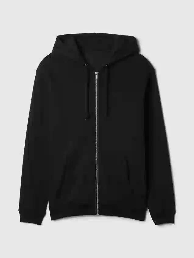 Vintagesoft Relaxed Zip Hoodie für Erwachsene
