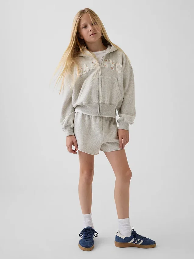 Vintagesoft-Shorts für Kinder in lockerer Passform