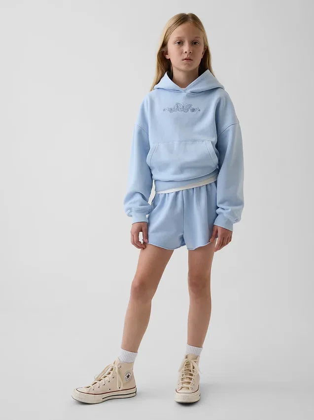Vintagesoft-Shorts für Kinder in lockerer Passform