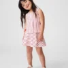 Vintagesoft-Skort-Set mit Schleife für Baby & Kleinkind
