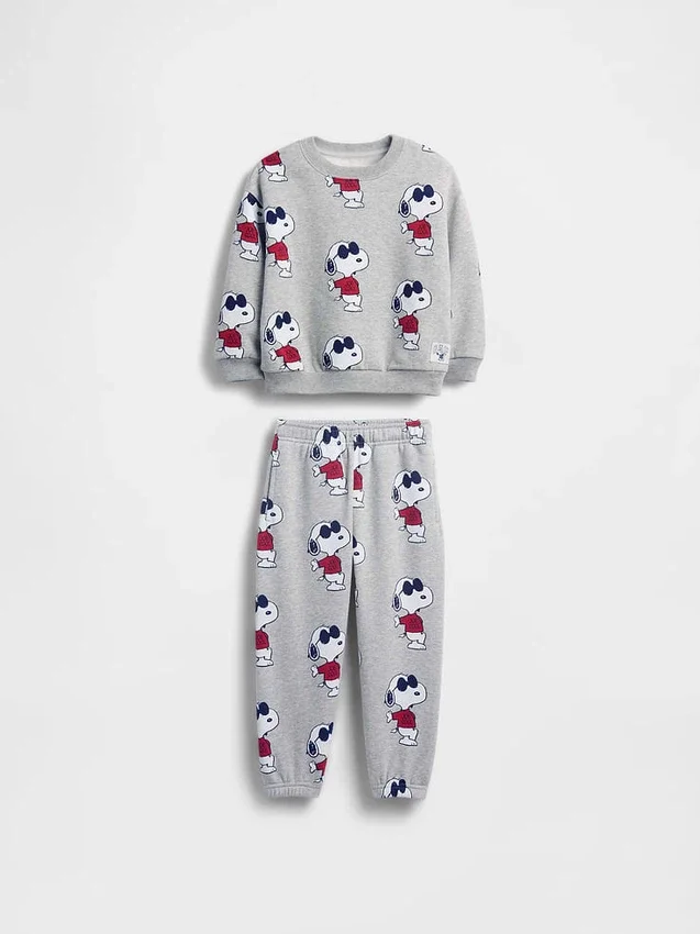 Vintagesoft-Snoopy-Outfit-Set für Baby & Kleinkind