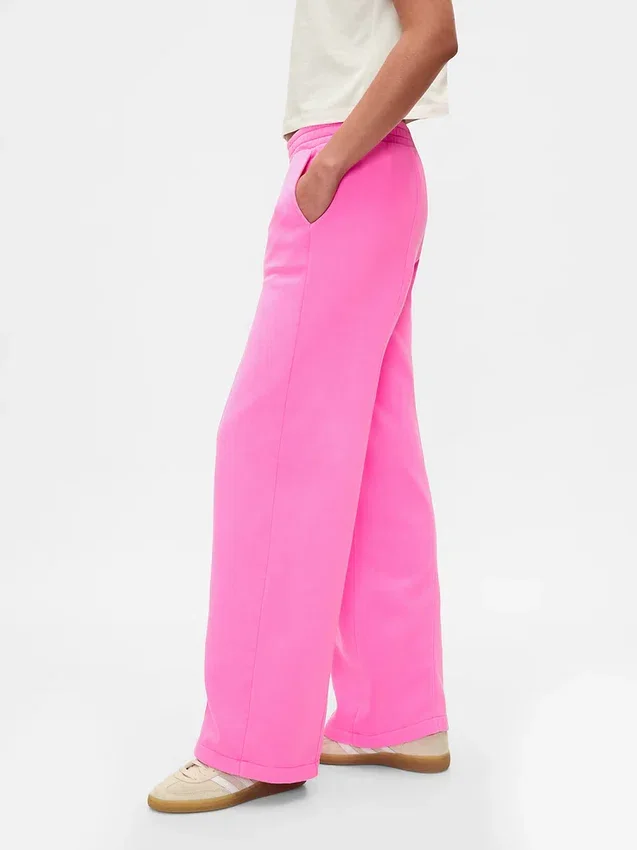 Vintagesoft Sweathose mit Naht und geradem Schnitt