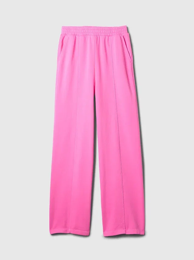 Vintagesoft Sweathose mit Naht und geradem Schnitt