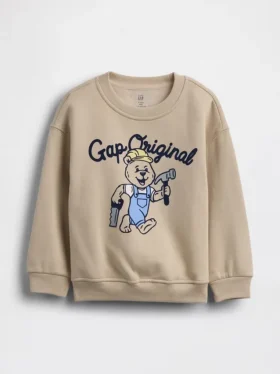 Vintagesoft-Sweatshirt mit Aufdruck für Baby & Kleinkind