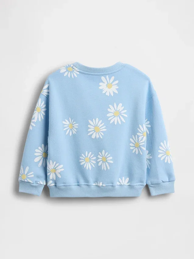 Vintagesoft-Sweatshirt mit Aufdruck für Baby & Kleinkind