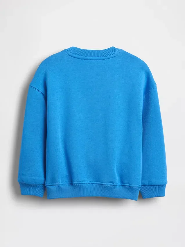 Vintagesoft-Sweatshirt mit Grafik-Logo für Baby & Kleinkind