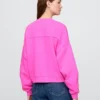 Vintagesoft Sweatshirt mit Keilausschnitt und Rundhalsausschnitt